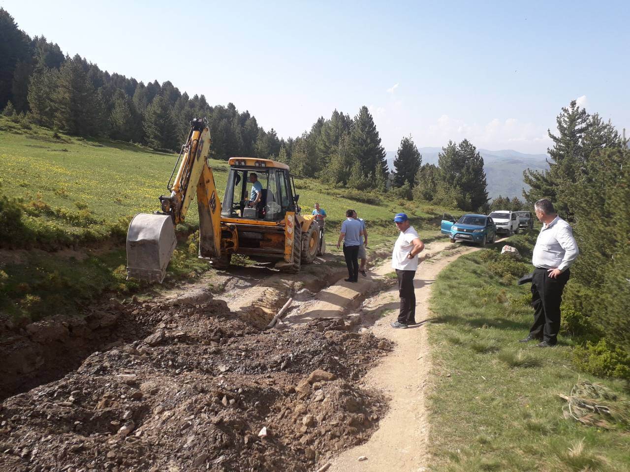 Opštinsko rukovodstvo obišlo radove na rekonstrukciji puta ka Hridskom jezeru